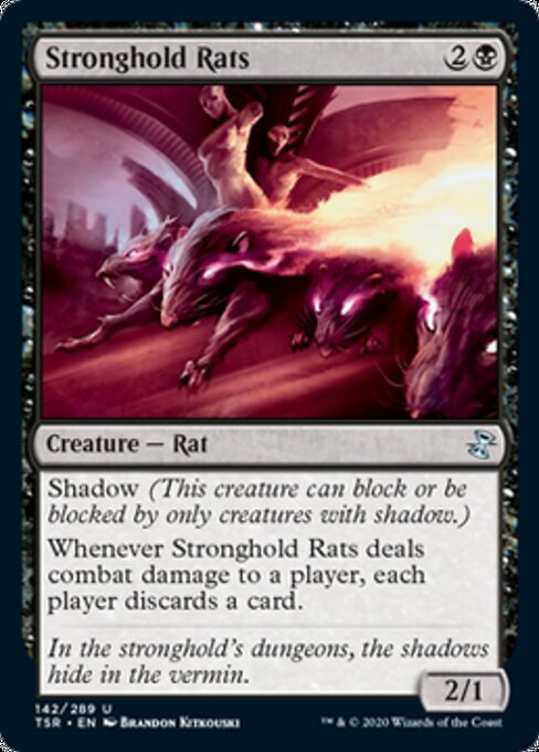 Stronghold Rats (Time Spiral Remastered) Near Mint Foil