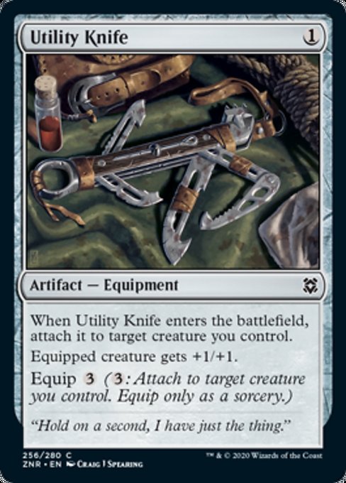 Utility Knife (Zendikar Rising) Light Play