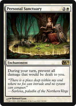 Personal Sanctuary (Magic 2012 Core Set) Heavy Play
