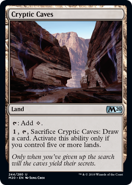 Cryptic Caves (Magic 2020 Core Set) Near Mint
