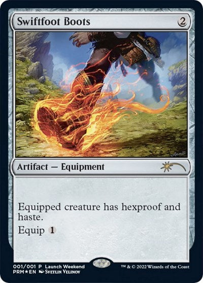Swiftfoot Boots (Promos: WPN and Gateway) Near Mint Foil