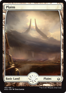 Plains (185) (Hour of Devastation) Light Play Foil