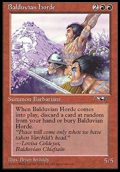 Balduvian Horde (Alliances) Heavy Play