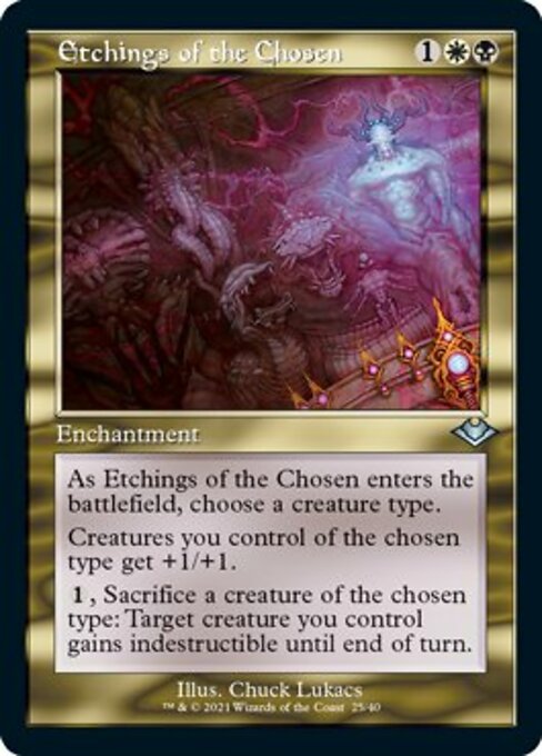 Etchings of the Chosen (Modern Horizons 1 Retro Frames) Near Mint Foil