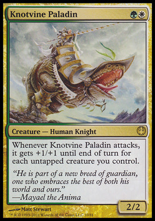 Knotvine Paladin (Duel Decks: Knights vs Dragons) Light Play