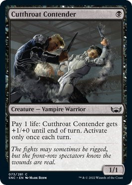 Cutthroat Contender (Streets of New Capenna) Near Mint Foil