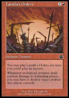 Latulla's Orders (Prophecy) Medium Play