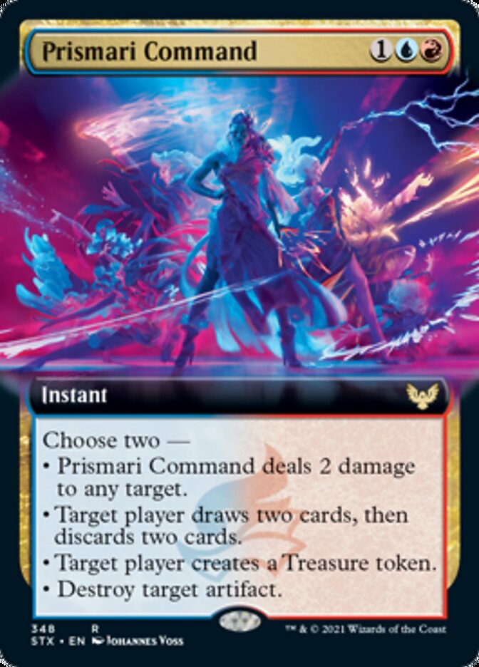 Prismari Command (Extended Art) (Strixhaven) Near Mint Foil