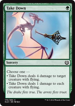 Take Down (Kaladesh) Near Mint Foil