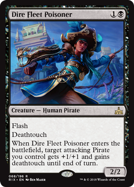 Dire Fleet Poisoner (Rivals of Ixalan) Near Mint