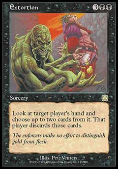 Extortion (Mercadian Masques) Medium Play