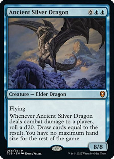 Ancient Silver Dragon (Commander Legends: Battle for Baldur's Gate) Near Mint