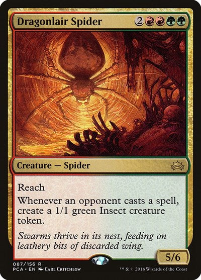 Dragonlair Spider (Planechase Anthology) Medium Play