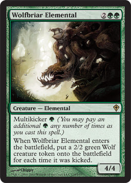 Wolfbriar Elemental (Worldwake) Medium Play