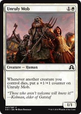 Unruly Mob (Shadows Over Innistrad) Medium Play