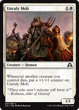 Unruly Mob (Shadows Over Innistrad) Near Mint