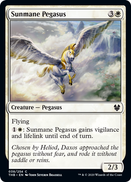 Sunmane Pegasus (Theros Beyond Death) Near Mint