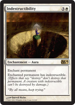 Indestructibility (Magic 2014 Core Set) Medium Play