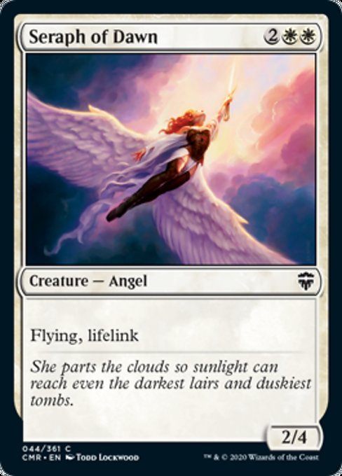 Seraph of Dawn (Commander Legends) Medium Play Foil
