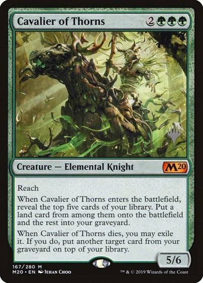 Cavalier of Thorns (Promo Pack: Core Set 2020) Light Play