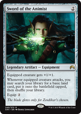 Sword of the Animist (Magic Origins) Light Play