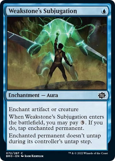 Weakstone's Subjugation (The Brothers' War) Light Play Foil