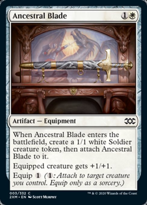 Ancestral Blade (Double Masters) Near Mint Foil