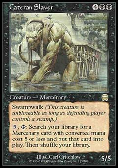 Cateran Slaver (Mercadian Masques) Medium Play