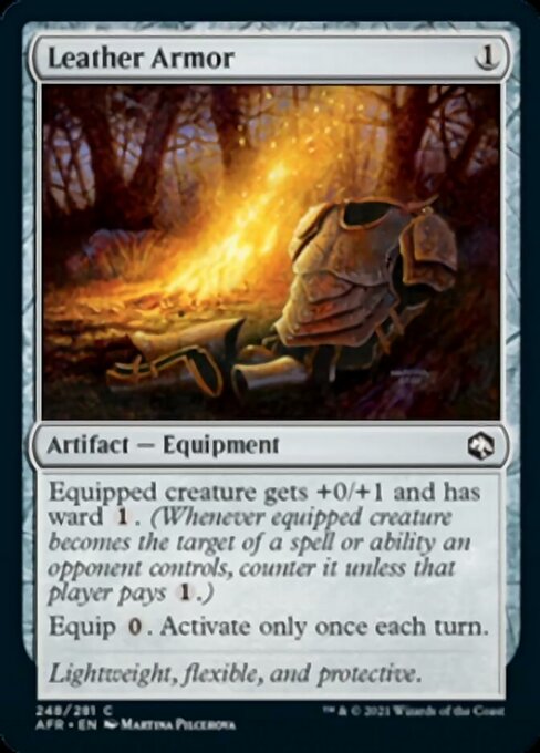 Leather Armor (Adventures in the Forgotten Realms) Light Play Foil