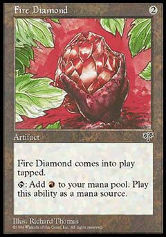 Fire Diamond (Mirage) Medium Play