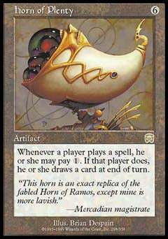 Horn of Plenty (Mercadian Masques) Medium Play