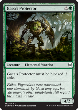 Gaea's Protector (Dominaria) Medium Play