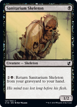 Sanitarium Skeleton (Commander 2019) Near Mint