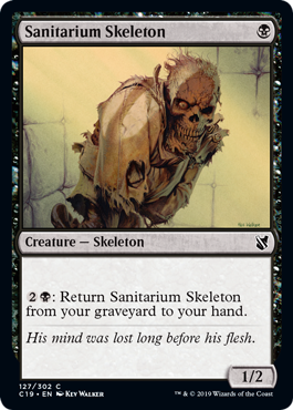 Sanitarium Skeleton (Commander 2019) Medium Play