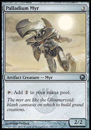 Palladium Myr (Scars of Mirrodin) Light Play