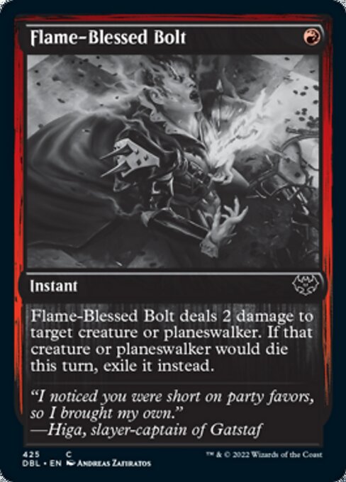 Flame-Blessed Bolt (Innistrad: Double Feature) Near Mint Foil