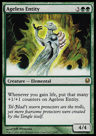 Ageless Entity (Duel Decks: Ajani vs Nicol Bolas) Medium Play