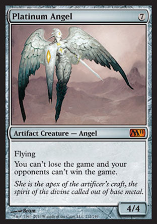 Platinum Angel (Magic 2011 Core Set) Near Mint