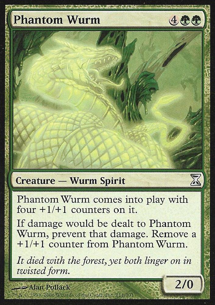 Phantom Wurm (Time Spiral) Heavy Play