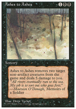 Ashes to Ashes (4th Edition) Medium Play