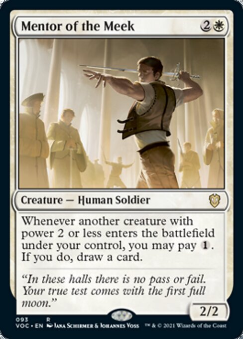 Mentor of the Meek (Commander 2021 Crimson Vow) Near Mint