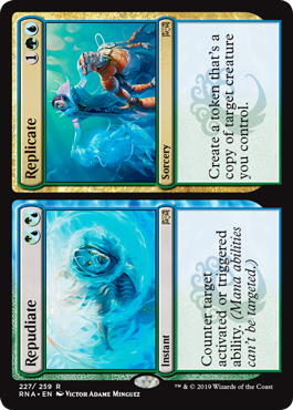 Repudiate Replicate (Ravnica Allegiance) Near Mint Foil