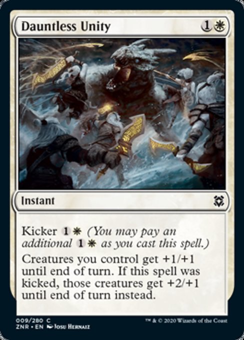 Dauntless Unity (Zendikar Rising) Near Mint
