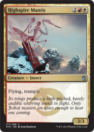 Highspire Mantis (Khans of Tarkir) Near Mint
