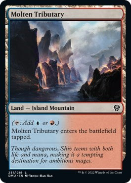 Molten Tributary (Dominaria United) Light Play Foil