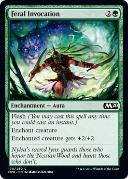 Feral Invocation (Magic 2020 Core Set) Near Mint