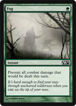 Fog (Magic 2012 Core Set) Medium Play