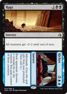 Rags to Riches (Amonkhet) Medium Play Foil