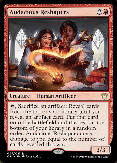 Audacious Reshapers (Commander 2021 Strixhaven) Near Mint