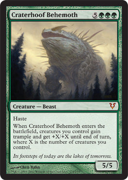 Craterhoof Behemoth (Avacyn Restored) Near Mint